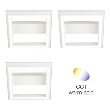 Brilliant - LED RGBW Himmennettävä kattovalo PALLAS LED/18W/230V 2700-6500K + kauko-ohjaus