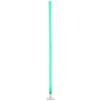 Brilliant - LED RGBW Himmennettävä lattiavalaisin NEELE LED/6,5W/230V valkoinen + kauko-ohjaus