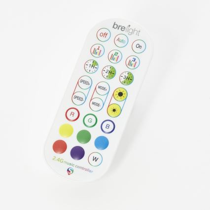 Brilliant - LED RGBW Himmennettävä lattiavalaisin NEELE LED/6,5W/230V valkoinen + kauko-ohjaus