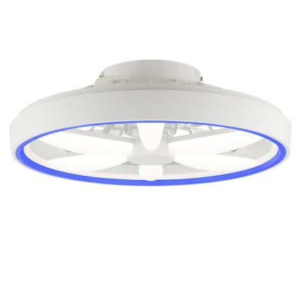 Brilliant - LED RGBW himmennettävä kattotuuletin valolla GAIANO LED/48W/230V 2700-6500K valkoinen + kaukosäädin