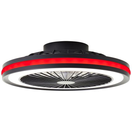 Brilliant - PALMERO LED RGBW himennettävä kattovalaisin tuulettimella LED/40W/230V 2700-6500K halkaisija 46,6 cm beige + kaukosäädin