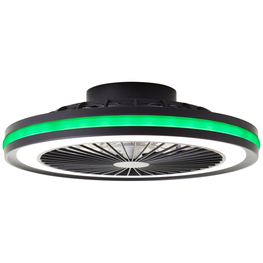 Brilliant - PALMERO LED RGBW himennettävä kattovalaisin tuulettimella LED/40W/230V 2700-6500K halkaisija 46,6 cm beige + kaukosäädin