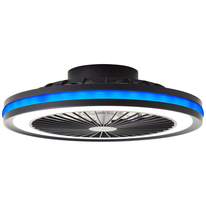 Brilliant - PALMERO LED RGBW himennettävä kattovalaisin tuulettimella LED/40W/230V 2700-6500K halkaisija 46,6 cm beige + kaukosäädin