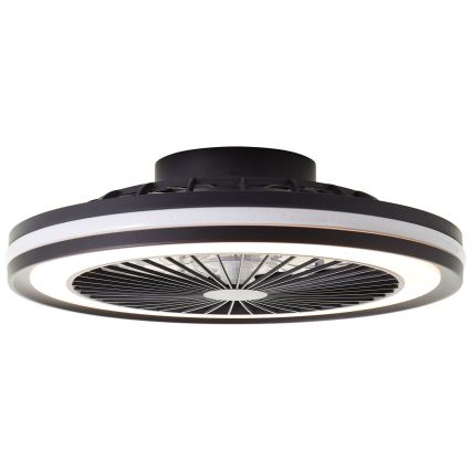 Brilliant - PALMERO LED RGBW himennettävä kattovalaisin tuulettimella LED/40W/230V 2700-6500K halkaisija 46,6 cm beige + kaukosäädin