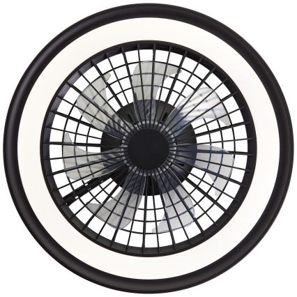 Brilliant - PALMERO LED RGBW himennettävä kattovalaisin tuulettimella LED/40W/230V 2700-6500K halkaisija 46,6 cm beige + kaukosäädin