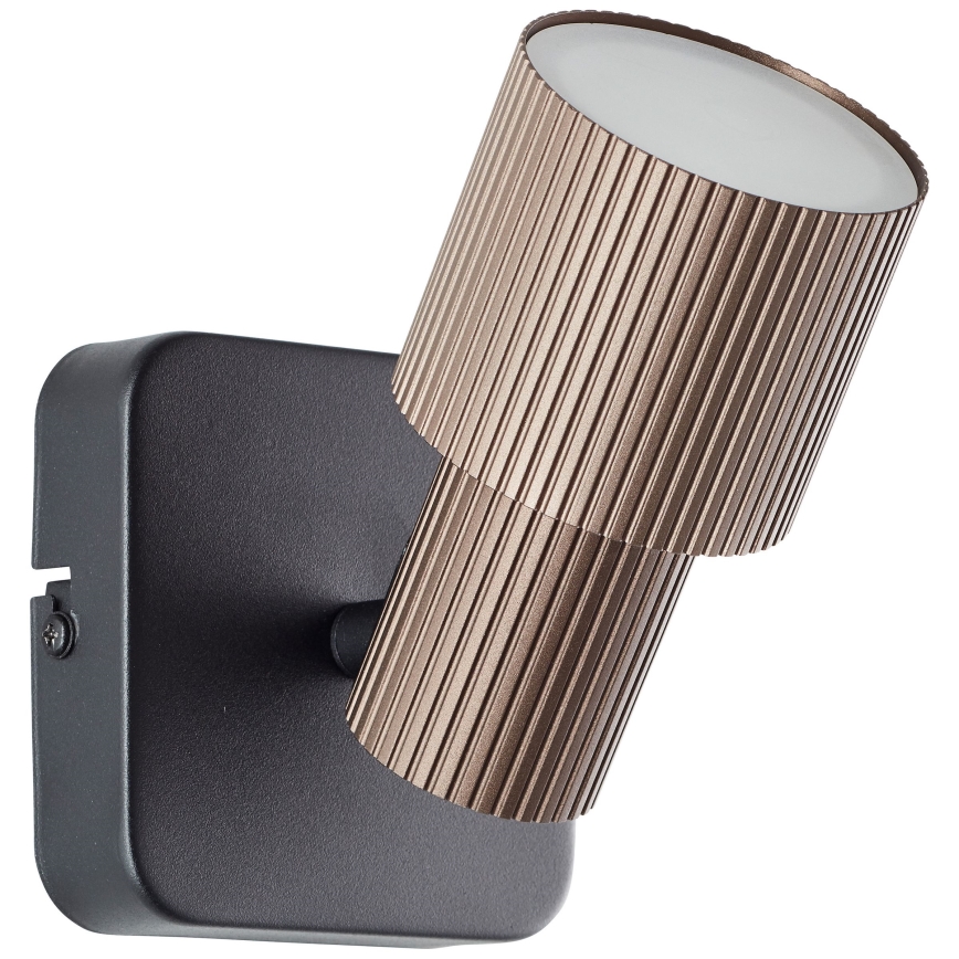 Brilliant - LED-seinävalaisin CADIZ 1xGU10/5W/230V pronssi