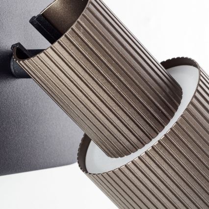 Brilliant - LED-seinävalaisin CADIZ 1xGU10/5W/230V pronssi