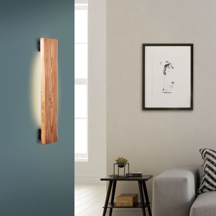 Brilliant - LED-seinävalaisin FEINGOLD LED/8,5W/230V mänty