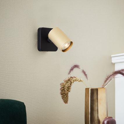 Brilliant - LED-seinävalaisin MARTY 1xGU10/5W/230V kulta