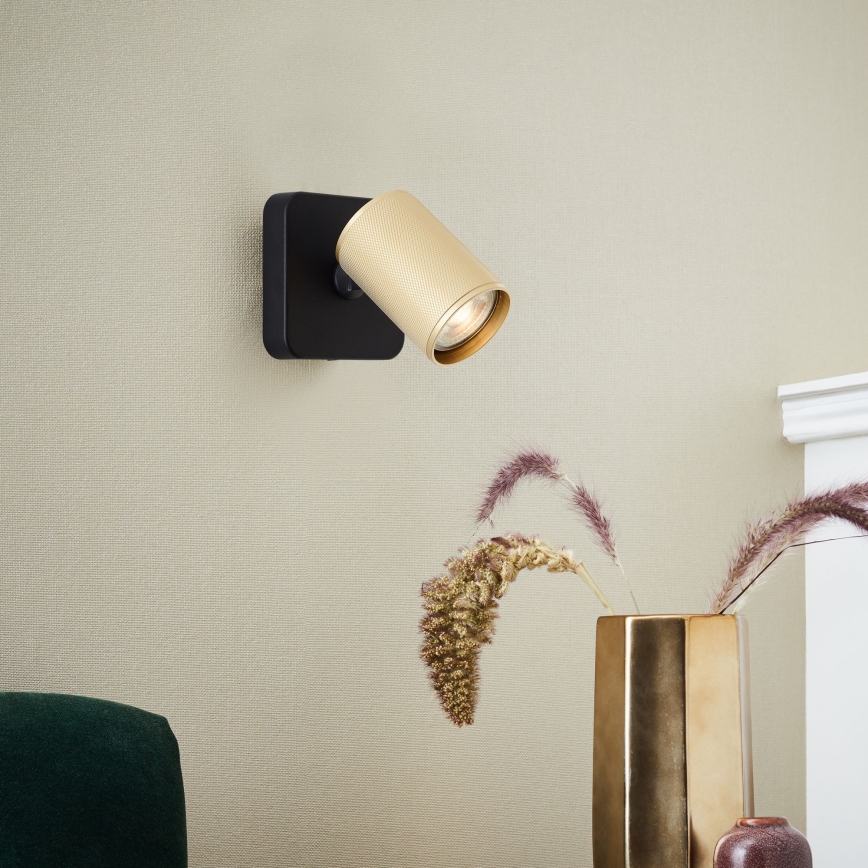 Brilliant - LED-seinävalaisin MARTY 1xGU10/5W/230V kulta