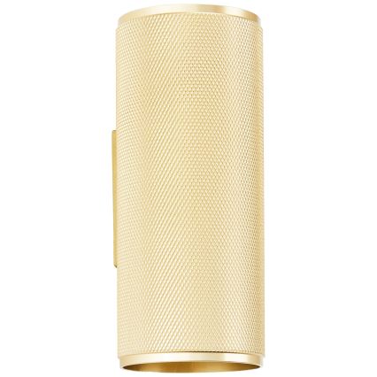 Brilliant - LED-seinävalaisin MARTY 2xGU10/5W/230V kulta