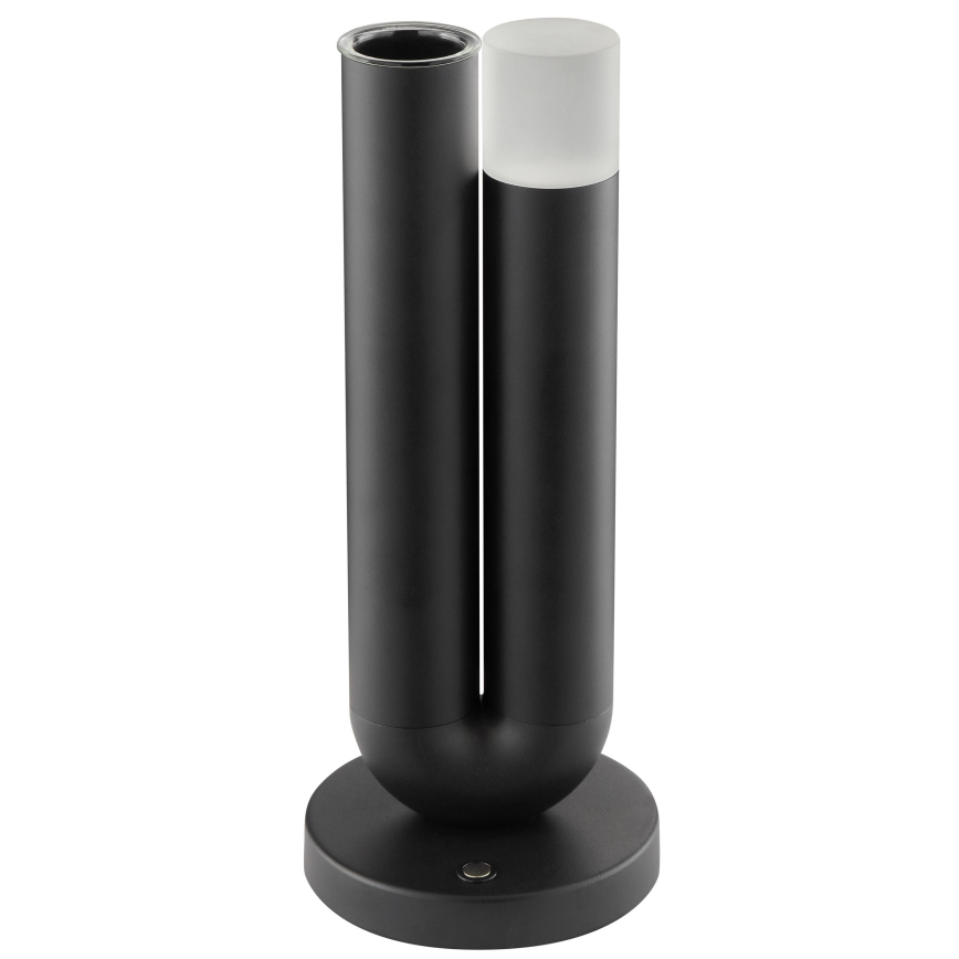 Brilliant - LED himmennettävä ladattava kosketuskäyttöinen ulkokäyttöön tarkoitettu pöytälamppu SAYU LED/2,5W/5V 2700K 2600 mAh IP44 musta