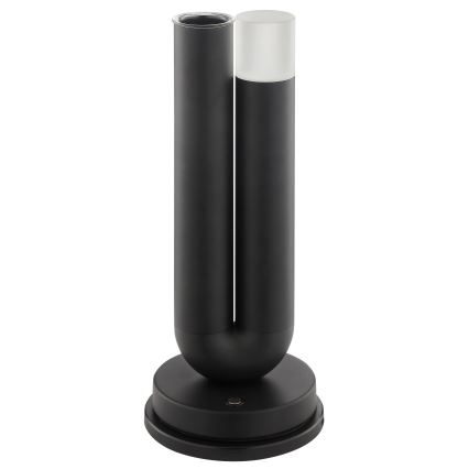 Brilliant - LED himmennettävä ladattava kosketuskäyttöinen ulkokäyttöön tarkoitettu pöytälamppu SAYU LED/2,5W/5V 2700K 2600 mAh IP44 musta