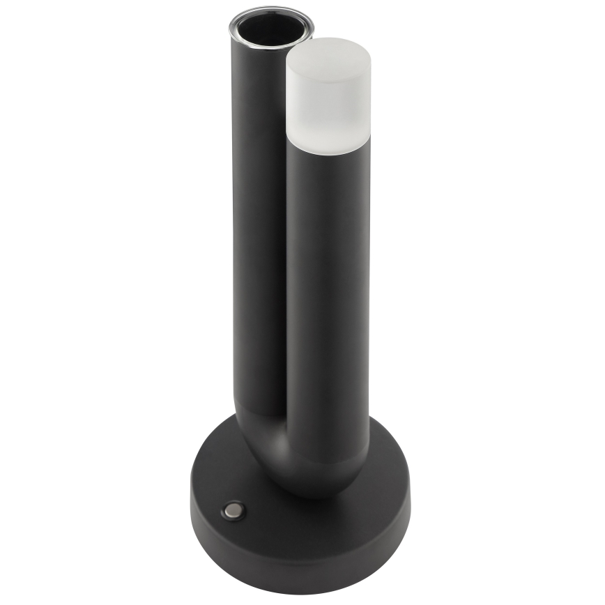 Brilliant - LED himmennettävä ladattava kosketuskäyttöinen ulkokäyttöön tarkoitettu pöytälamppu SAYU LED/2,5W/5V 2700K 2600 mAh IP44 musta