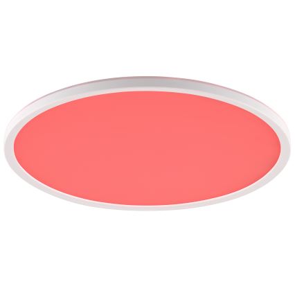 Brilliant - LED RGBW himmennettävä kattovalaisin LUMARO LED/22W/230V 4000K, halkaisija 42 cm, valkoinen + kaukosäädin