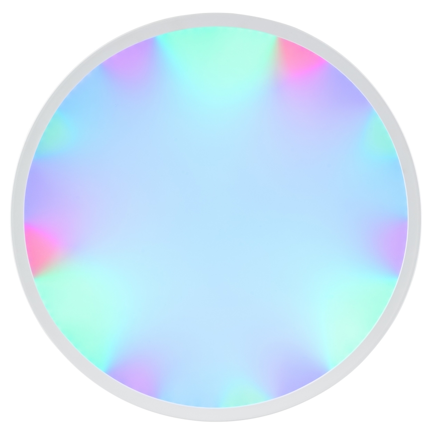 Brilliant - LED RGBW himmennettävä kattovalaisin LUMARO LED/22W/230V 4000K, halkaisija 42 cm, valkoinen + kaukosäädin