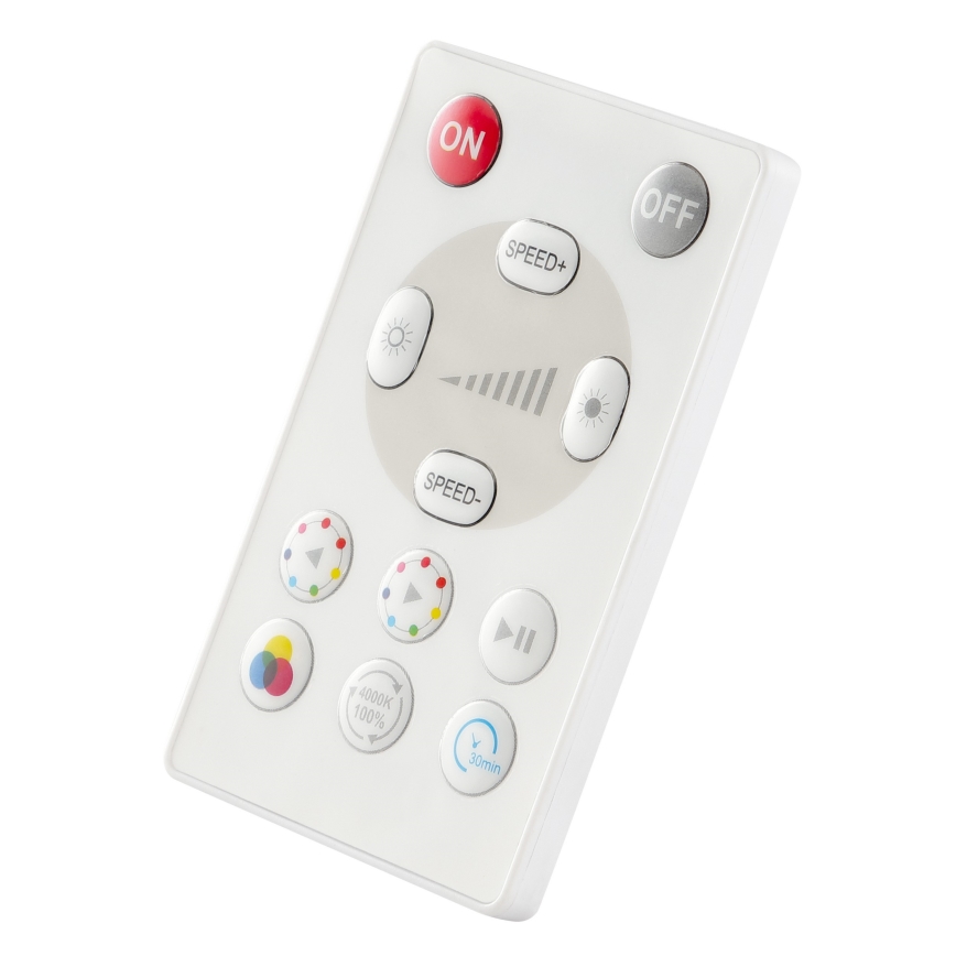 Brilliant - LED RGBW himmennettävä kattovalaisin LUMARO LED/22W/230V 4000K, halkaisija 42 cm, valkoinen + kaukosäädin