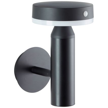 Brilliant - LED aurinkokäyttöinen seinävalaisin liiketunnistimella MAGUA LED/4W/3,7V 2000 mAh IP44