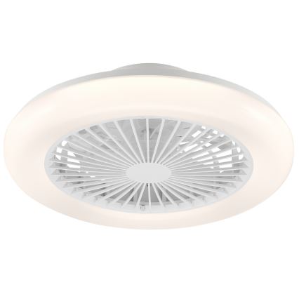 Brilliant - LED Himennettävä kattovalaisin tuulettimella MONTERO LED/20W/230V 2700-6500K halkaisija 42 cm valkoinen + kaukosäädin