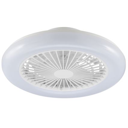 Brilliant - LED Himennettävä kattovalaisin tuulettimella MONTERO LED/20W/230V 2700-6500K halkaisija 42 cm valkoinen + kaukosäädin