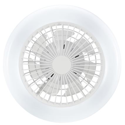 Brilliant - LED Himennettävä kattovalaisin tuulettimella MONTERO LED/20W/230V 2700-6500K halkaisija 42 cm valkoinen + kaukosäädin