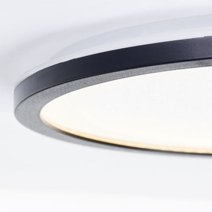 Brilliant - LED himmennettävä kattovalaisin MOSAKO LED/20W/230V 2700K halkaisija 29,5 cm musta