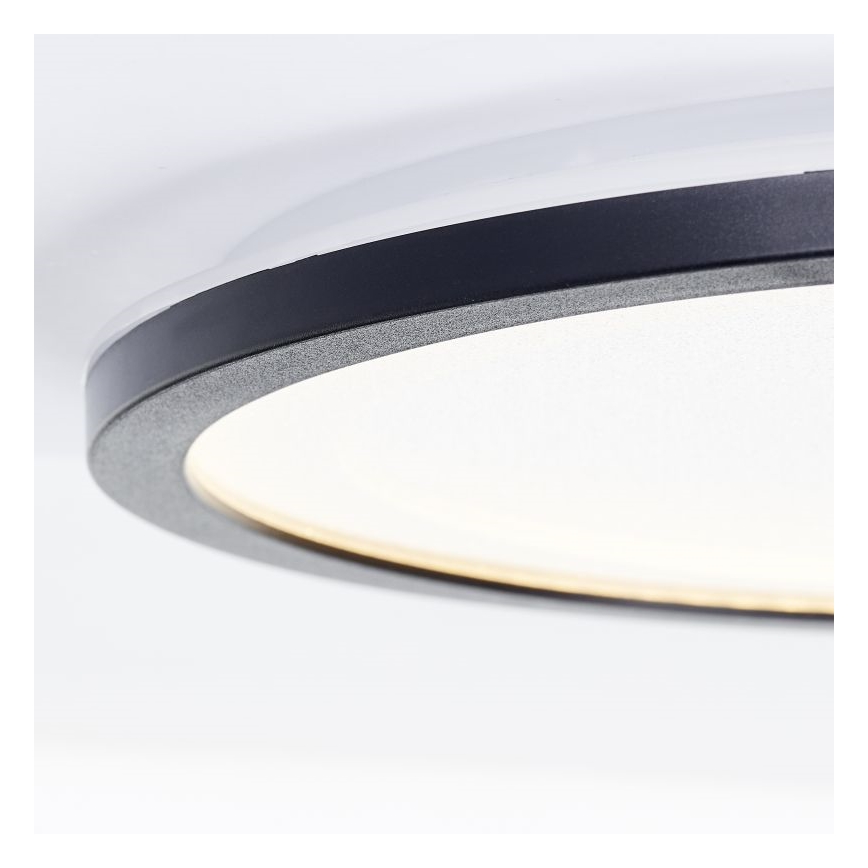 Brilliant - LED himmennettävä kattovalaisin MOSAKO LED/20W/230V 2700K halkaisija 29,5 cm musta