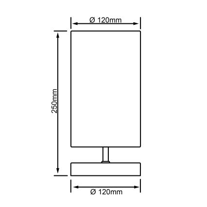 Brilliant - Pöytälamppu CLARIE 1xE14/40W/230V mattakromi/valkoinen