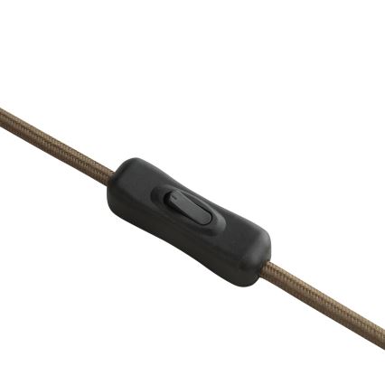 Brilliant - Pöytälamppu LYN 1xE27/20W/230V ruskea/savunruskea