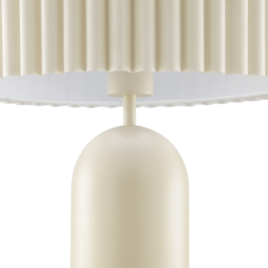 Brilliant - Pöytälamppu VELIN 1xE27/20W/230V kermaisen värinen
