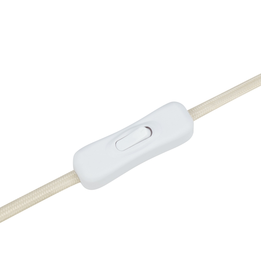 Brilliant - Pöytälamppu VELIN 1xE27/20W/230V kermaisen värinen