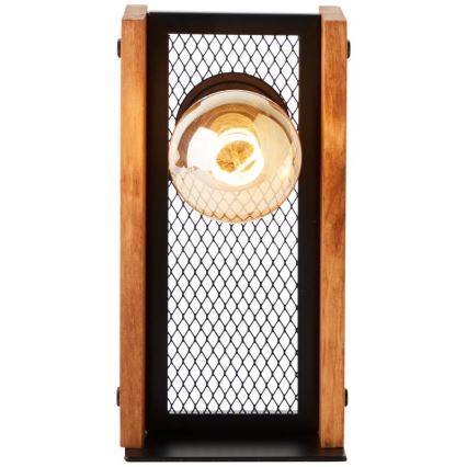 Brilliant - Pöytävalaisin CALANDRA 1xE27/42W/230V mänty