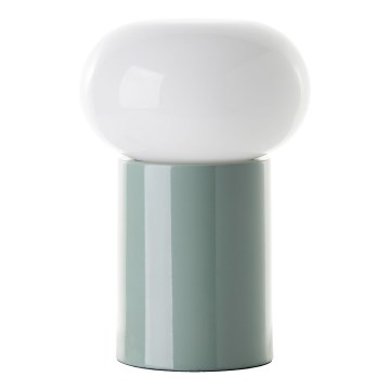 Brilliant - Pöytävalaisin KNUT 1xE27/25W/230V vihreä/valkoinen