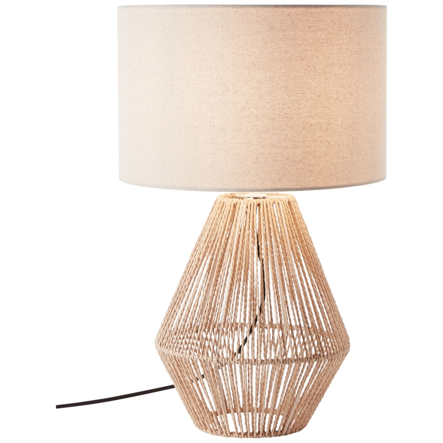 Brilliant - Pöytävalaisin LARAINE 1xE27/42W/230V beige