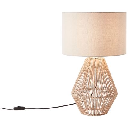 Brilliant - Pöytävalaisin LARAINE 1xE27/42W/230V beige