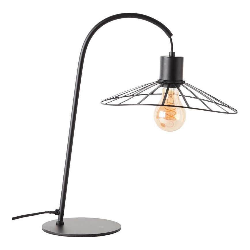 Brilliant - Pöytävalaisin LEIKA 1xE27/52W/230V musta