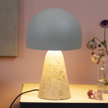 Brilliant - Pöytävalaisin NALAM 1xE14/40W/230V beige