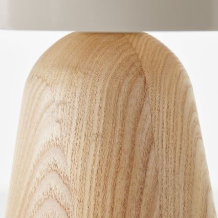 Brilliant - Pöytävalaisin NALAM 1xE14/40W/230V beige/tuhka