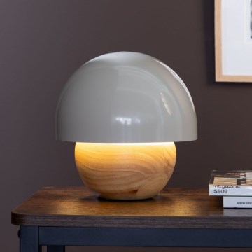 Brilliant - Pöytävalaisin NALAM 1xE14/40W/230V harmaa/tuhka