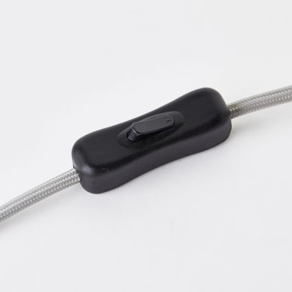 Brilliant - Pöytävalaisin NALAM 1xE14/40W/230V harmaa/tuhka