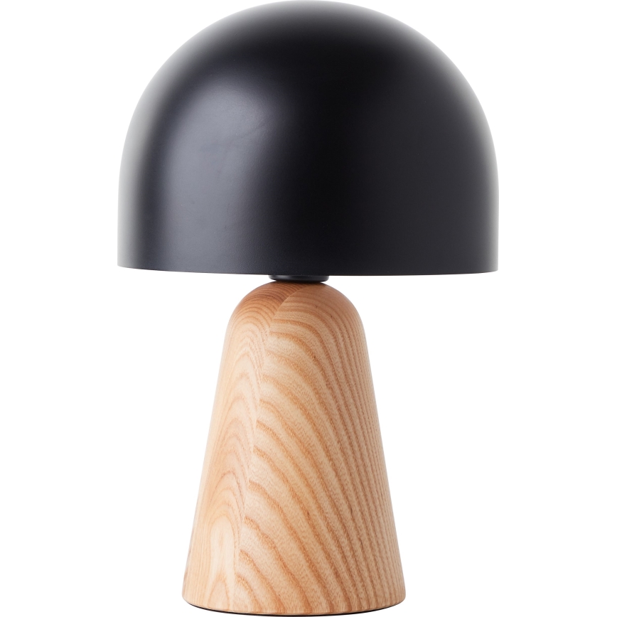 Brilliant - Pöytävalaisin NALAM 1xE14/40W/230V musta/tuhka