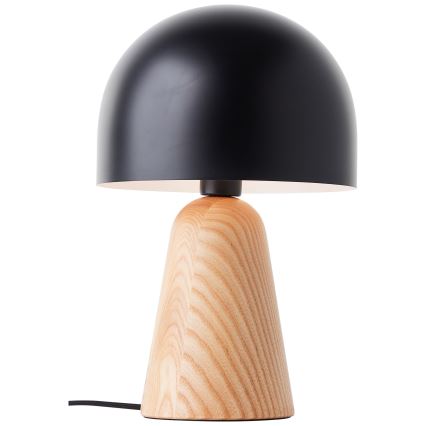 Brilliant - Pöytävalaisin NALAM 1xE14/40W/230V musta/tuhka