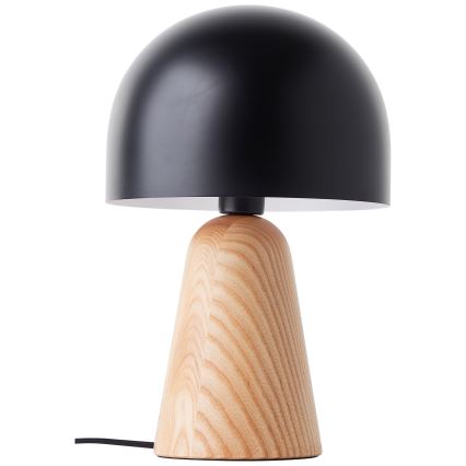 Brilliant - Pöytävalaisin NALAM 1xE14/40W/230V musta/tuhka