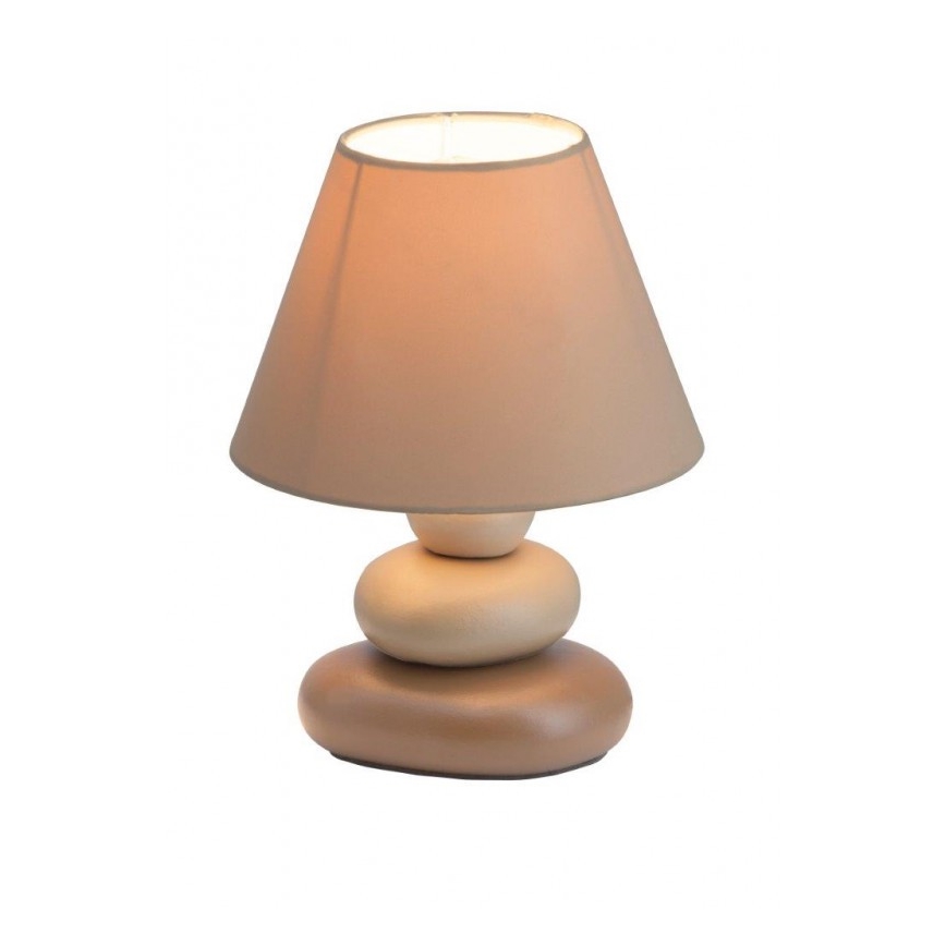 Brilliant - Pöytävalaisin PAOLO 1xE14/40W/230V keramiikka/beige