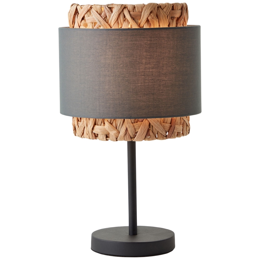 Brilliant - Pöytävalaisin WATERLILLY 1xE27/60W/230V harmaa