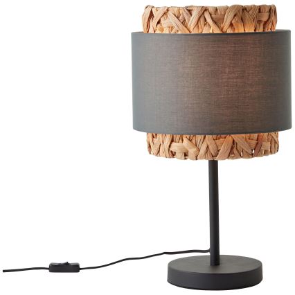 Brilliant - Pöytävalaisin WATERLILLY 1xE27/60W/230V harmaa