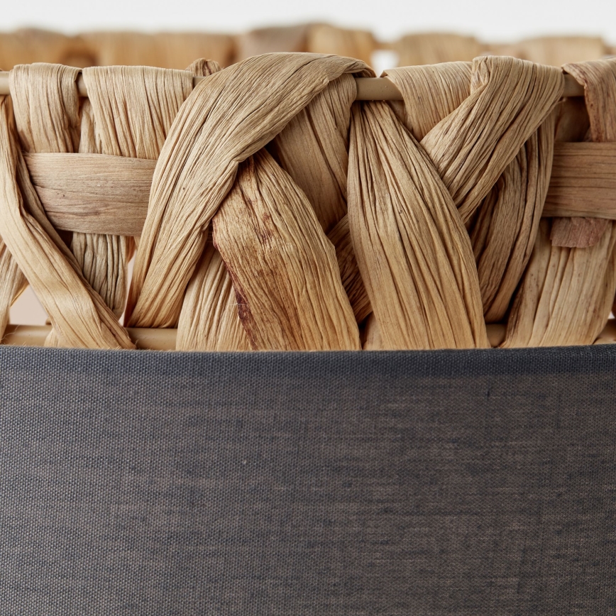 Brilliant - Pöytävalaisin WATERLILLY 1xE27/60W/230V harmaa