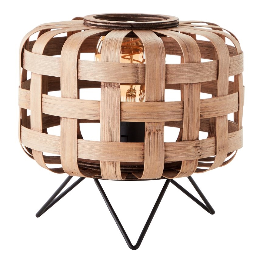 Brilliant - Pöytävalaisin WOODLINE 1xE27/40W/230V bambu