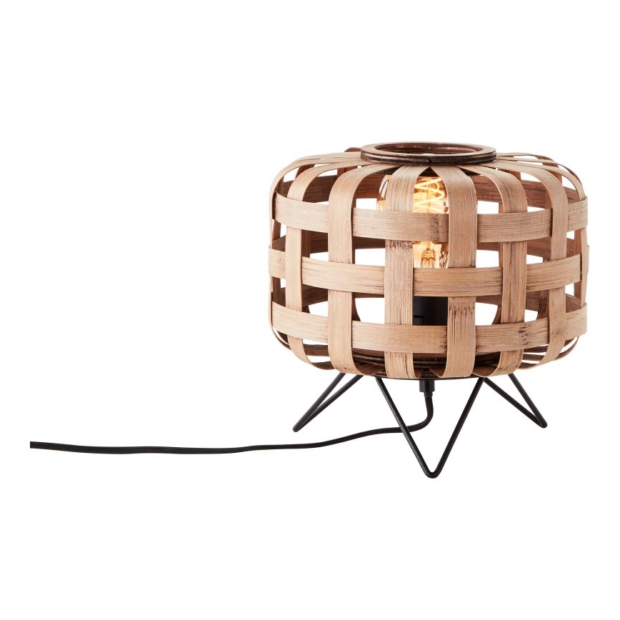 Brilliant - Pöytävalaisin WOODLINE 1xE27/40W/230V bambu