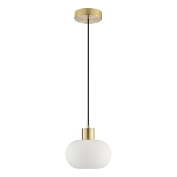 Brilliant - Riippuvalaisin johdolla FANNY 1xE27/20W/230V, halkaisija 22 cm, messinki